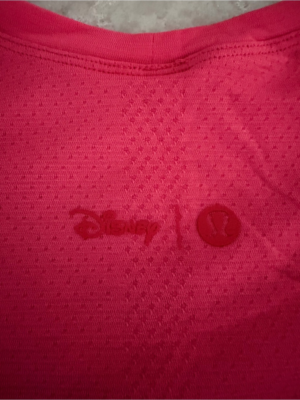 Disney x Lululemon Swiftly Long Sleeve Shirt - Lip Gloss Pink / Size 8 - Picture 3 of 5